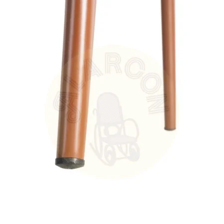 Silla teja de tejido 100% poliéster con patas de acero 56x60x81cm - Ixia - 615635IX - foto-secundaria-10