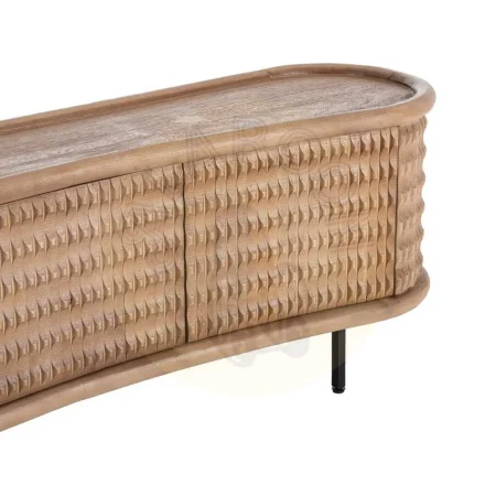 Aparador en madera de mango y hierro acabado natural para salón 168x40x58cm - Ixia - 615639IX - foto-secundaria-2