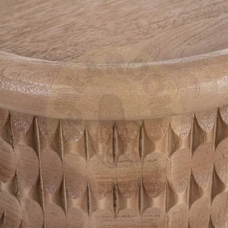 Aparador en madera de mango y hierro acabado natural para salón 168x40x58cm - Ixia - 615639IX - foto-secundaria-3