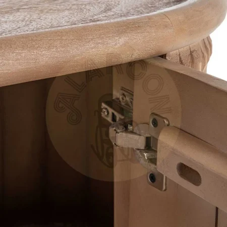 Aparador en madera de mango y hierro acabado natural para salón 168x40x58cm - Ixia - 615639IX - foto-secundaria-5