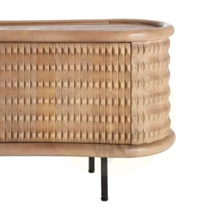 Aparador en madera de mango y hierro acabado natural para salón 168x40x58cm - Ixia - 615639IX - foto-secundaria-8