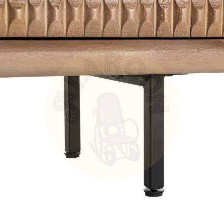 Aparador en madera de mango y hierro acabado natural para salón 168x40x58cm - Ixia - 615639IX - foto-secundaria-9