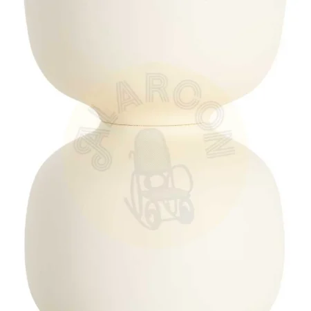 Mesita en acero color blanco roto 38x38x52cm - Ixia - 615642IX - foto-secundaria-2