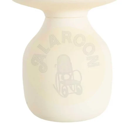 Mesita auxiliar en acero blanco roto 46x46x51cm - Ixia - 615643IX - foto-secundaria-3