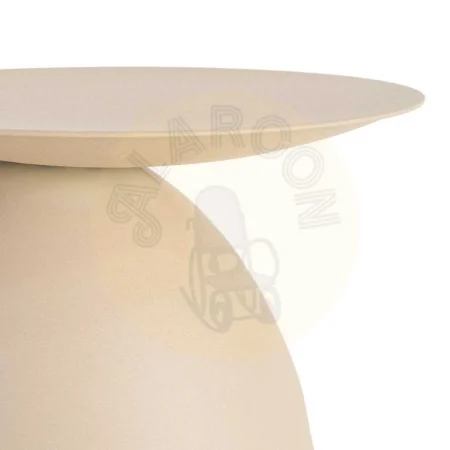 Mesita beige de acero 46x46x51cm - Ixia - 615644IX - foto-secundaria-3