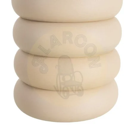 Mesita auxiliar beige en acero 46x46x51cm - Ixia - 615645IX - foto-secundaria-3