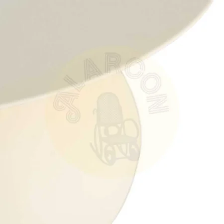 Mesa de centro blanco roto en acero 60x60x45cm - Ixia - 615646IX - foto-secundaria-2