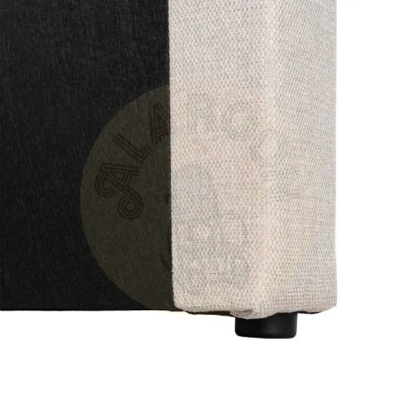 Cabecero tapizado beige en tejido con relleno de foam y estructura en madera contrachapada 160x12x100cm - Ixia - 615674IX - foto-secundaria-5