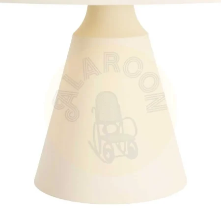 Mesita auxiliar crema en acero 71x71x38cm - Ixia - 615680IX - foto-secundaria-2