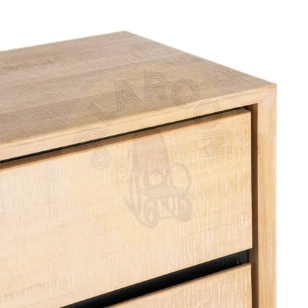 Cómoda Sintra madera de caucho y metal color natural y negro - Ixia 99.50x40x87cm - Ixia - 615682IX - foto-secundaria-2