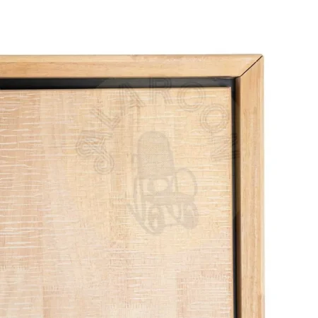 Armario natural y negro en madera y metal 89.50x40x204cm - Ixia - 615683IX - foto-secundaria-2
