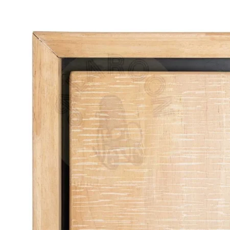Armario natural y negro en madera y metal 84.50x40x153cm - Ixia - 615685IX - foto-secundaria-5
