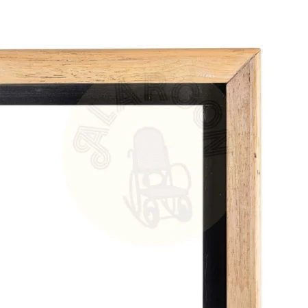 Armario natural y negro en madera y metal 84.50x40x153cm - Ixia - 615685IX - foto-secundaria-7