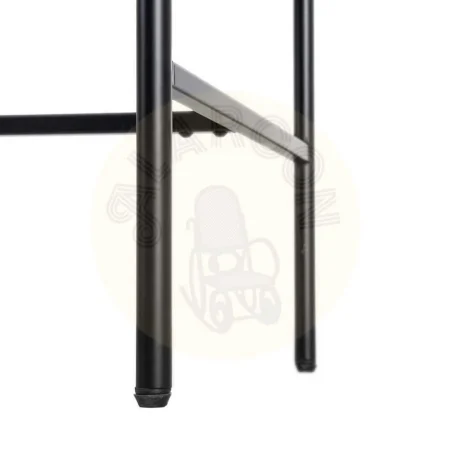Armario natural y negro en madera y metal 84.50x40x153cm - Ixia - 615685IX - foto-secundaria-8