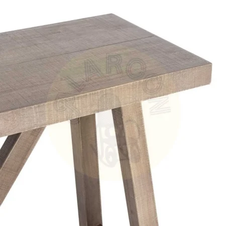 Consola estilo cottage natural en madera de pino 140x40x75.50cm - Ixia - 615692IX - foto-secundaria-1