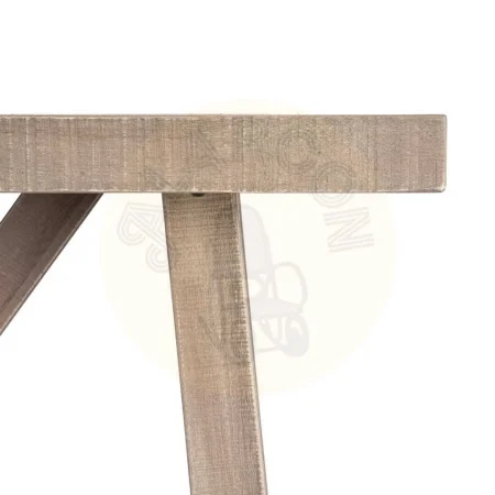 Consola estilo cottage natural en madera de pino 140x40x75.50cm - Ixia - 615692IX - foto-secundaria-2