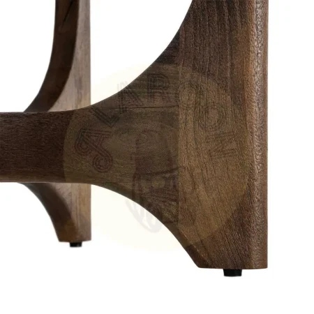 Mesa de centro de madera de mango natural 90x90x45cm - Ixia - 615787IX - foto-secundaria-6