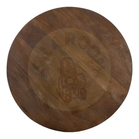 Mesa de centro de madera de mango natural 90x90x45cm - Ixia - 615787IX - foto-secundaria-8