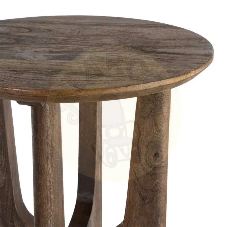 Mesita natural en madera de mango 50x50x56cm - Ixia - 615788IX - foto-secundaria-1