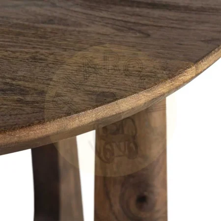 Mesita natural en madera de mango 50x50x56cm - Ixia - 615788IX - foto-secundaria-2