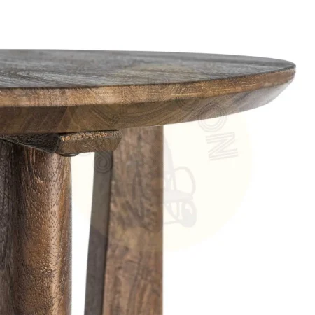 Mesita natural en madera de mango 50x50x56cm - Ixia - 615788IX - foto-secundaria-3