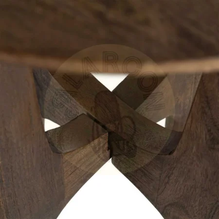 Mesita natural en madera de mango 50x50x56cm - Ixia - 615788IX - foto-secundaria-4