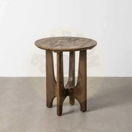 Mesita natural en madera de mango 50x50x56cm - Ixia - 615788IX - foto-secundaria-9