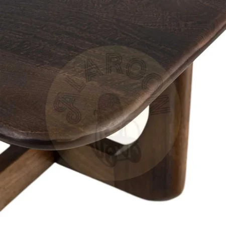Mesa de centro en madera de mango color miel 80x80x45cm - Ixia - 615789IX - foto-secundaria-2