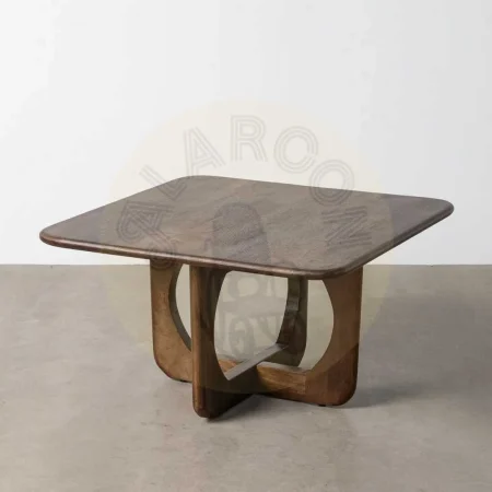 Mesa de centro en madera de mango color miel 80x80x45cm - Ixia - 615789IX - foto-secundaria-8