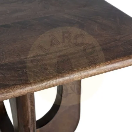 Mesa de centro marrón en madera de mango 60x60x40cm - Ixia - 615790IX - foto-secundaria-3