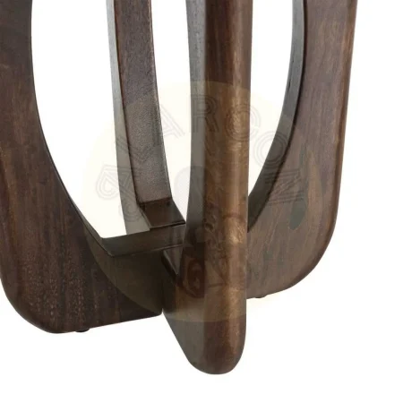 Mesita auxiliar marrón en madera de mango 45x45x55cm - Ixia - 615791IX - foto-secundaria-4