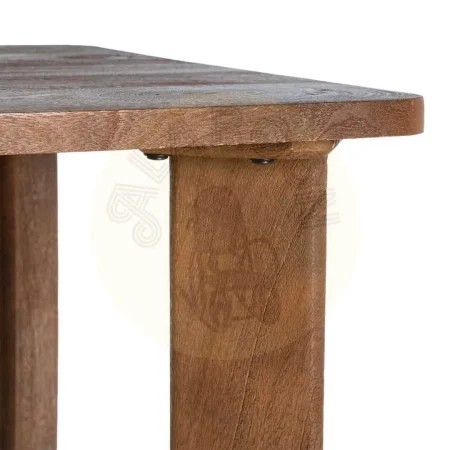 Mesa de madera de mango marrón 145x80x75cm - Ixia - 615807IX - foto-secundaria-2