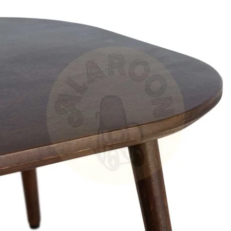 Mesita auxiliar en madera de mango marrón oscuro 65x65x40cm - Ixia - 615808IX - foto-secundaria-1
