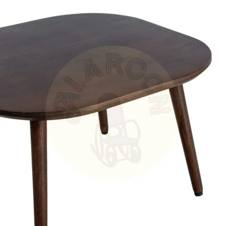 Mesita auxiliar en madera de mango marrón oscuro 65x65x40cm - Ixia - 615808IX - foto-secundaria-2
