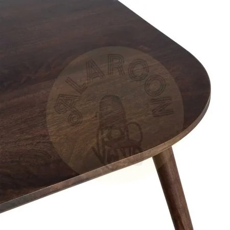Mesita auxiliar marrón oscuro en madera de mango 80x80x45cm - Ixia - 615809IX - foto-secundaria-1