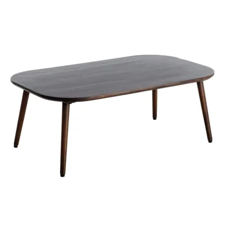 Mesita de madera de mango marrón oscuro 115x70x43cm - Ixia - 615811IX - foto-blanco