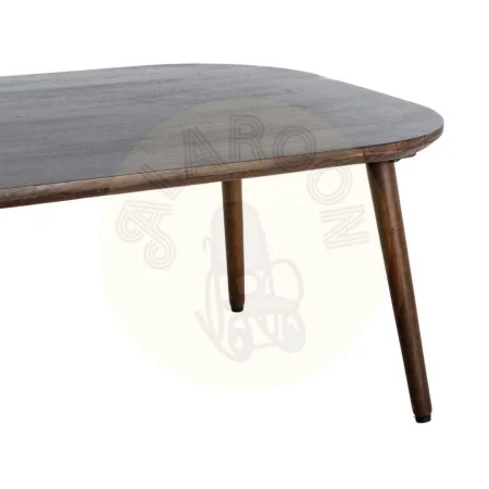 Mesita de madera de mango marrón oscuro 115x70x43cm - Ixia - 615811IX - foto-secundaria-1