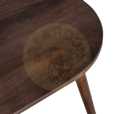 Mesita de madera de mango marrón oscuro 115x70x43cm - Ixia - 615811IX - foto-secundaria-2