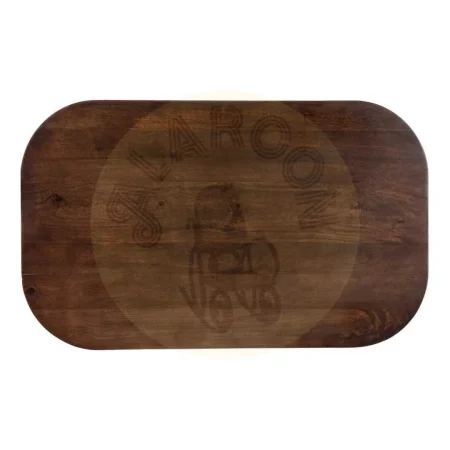 Mesita de madera de mango marrón oscuro 115x70x43cm - Ixia - 615811IX - foto-secundaria-5