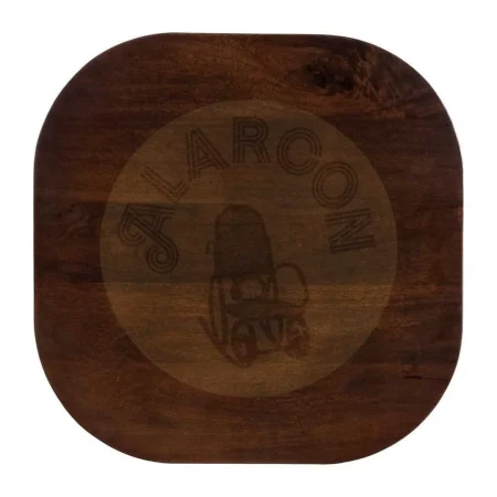 Mesa de madera de mango marrón oscuro 80x80x75cm - Ixia - 615812IX - foto-secundaria-4