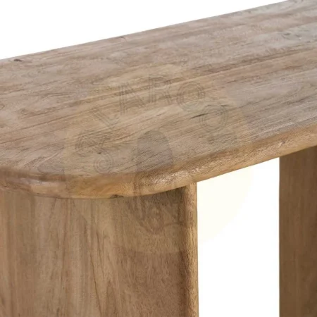 Escritorio natural en madera de mango para salón 110x50x75cm - Ixia - 615818IX - foto-secundaria-3