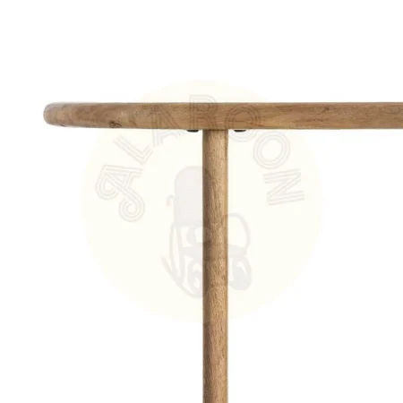 Escritorio natural en madera de mango para salón 110x50x75cm - Ixia - 615818IX - foto-secundaria-7