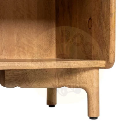 Mesita auxiliar natural en madera de mango con cajón 45x35x50cm - Ixia - 615868IX - foto-secundaria-6