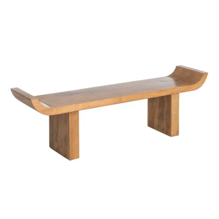 Banco natural de madera de mango 160x35x49cm - Ixia - 615871IX - foto-blanco
