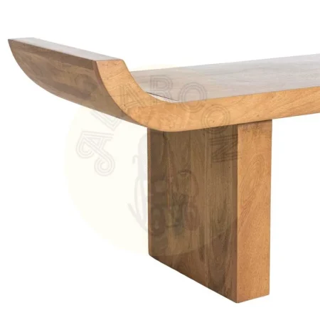 Banco natural de madera de mango 160x35x49cm - Ixia - 615871IX - foto-secundaria-1