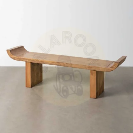 Banco natural de madera de mango 160x35x49cm - Ixia - 615871IX - foto-secundaria-8