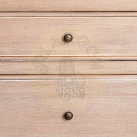 Mesita en madera de abeto y DM marrón claro con 3 cajones 65x40x65cm - Ixia - 615913IX - foto-secundaria-4