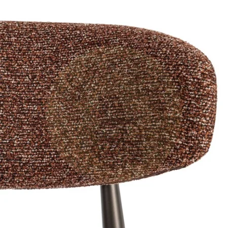 Silla en tejido teja con estructura metálica 53x51x76.50cm - Ixia - 615914IX - foto-secundaria-9