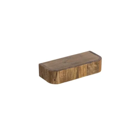 Mesita de madera de mango color miel 35x15x7.50cm - Ixia - 615945IX - foto-blanco
