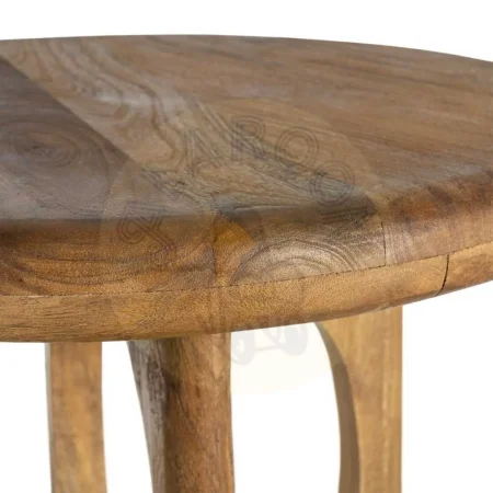 Mesa centro en madera de mango color miel 55x55x47cm - Ixia - 615948IX - foto-secundaria-2